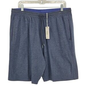 Tasc Performance NEW Men's XXL Carrollton Classic Shorts Navy Heather Drawstring